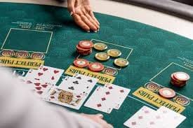 Speed Baccarat live-dealer table with cards and betting interface on hk result